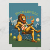 ピックボールパーティートーナメント招待状スプリッツ 招待状 (正面/裏面)