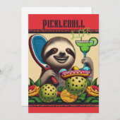 ピックボールパーティートーナメント招待状スロッス 招待状 (正面/裏面)