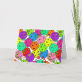 ピックボールパーティーバルーン紙吹雪0-0-2マゼンタ サンキューカード (裏面)