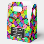 ピックボールパーティーバルーンBlack Thank Thank You フェイバーボックス (オープン)