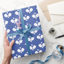 ピックボールパーティーパドルブルーホワイトボールギフト