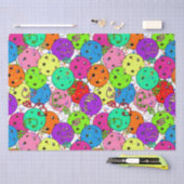 ピックボールパーティーピックボールのバルーンを白に 薄葉紙 (クラフト)