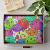 ピックボールパーティーピックボールのバルーンを白に 薄葉紙 (ギフト)