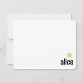 ピックボールパーティーピックルジュースカスタムグリーン サンキューカード (正面)