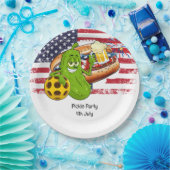 ピックボールパーティー第4回7月インディペンデンスデイアメリカ ペーパープレート (パーティー)