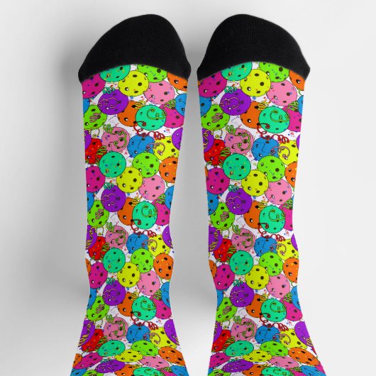 ピックボールパーティー紙吹雪とピックボール風船 ソックス (上部)