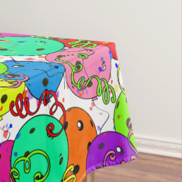 ピックボールパーティー紙吹雪とピックボール風船 テーブルクロス