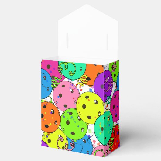 ピックボールパーティー紙吹雪とピックボール風船 フェイバーボックス (オープン)