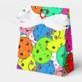 ピックボールパーティー紙吹雪とピックボール風船 フェイバーボックス (正面サイド)