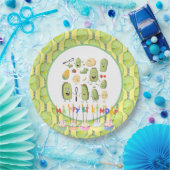 ピックボールパーティー誕生日 ペーパープレート (パーティー)