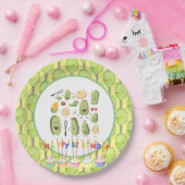 ピックボールパーティー誕生日 ペーパープレート (パーティー)