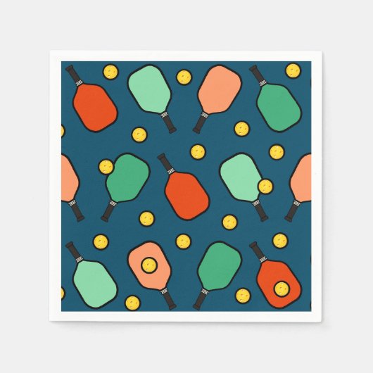 ピックボールパーティー スタンダードカクテルナプキン (正面)