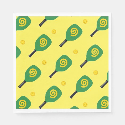 ピックボールパーティー スタンダードランチョンナプキン (正面)