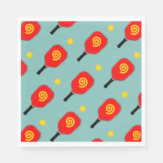 ピックボールパーティー スタンダードランチョンナプキン (正面)