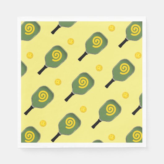 ピックボールパーティー スタンダードランチョンナプキン (正面)