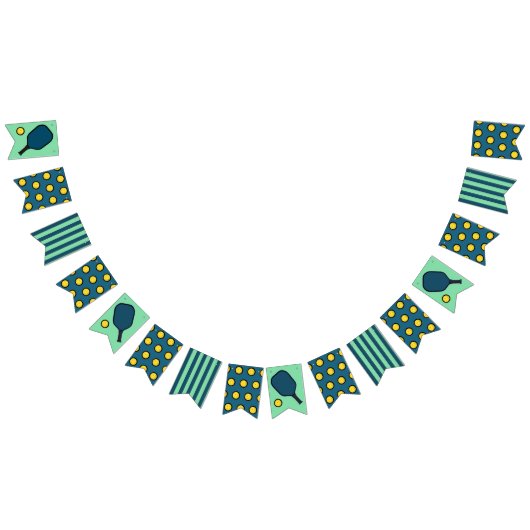 ピックボールパーティー バンティングフラッグ (全)