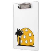 ピックボールビーチサンセット クリップボード (左)