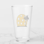 ピックボールビーチサンセット タンブラーグラス (裏面)