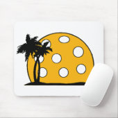 ピックボールビーチサンセット マウスパッド (マウス)