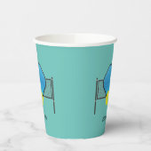 ピックボールピックボールデザイン紙カップ 紙コップ (左)