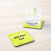 ピックボールピックボールボールイエローペルソナカスタマイズリズ コースター (右側)