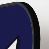 ピックボールピックマニアックおもしろい漫画ブルー ピックルボールラケット (左詳細)