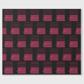 ピックボールピンクインク模様の包装紙 ラッピングペーパー (フラット)