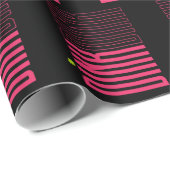 ピックボールピンクインク模様の包装紙 ラッピングペーパー (ロールコーナー)