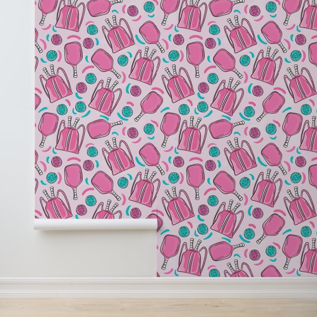 ピックボールピンクパドルブルーピンクボ名門私立校風のール 壁紙 (アプリケーション)