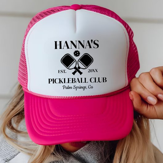 ピックボールブライダルバチェロレッテガールトリップ キャップ