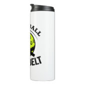 ピックボールブラックベルトおもしろい- Pickleball Master タンブラー (回転右)