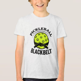 ピックボールブラックベルトおもしろい- Pickleball Master トライブレンドＴシャツ