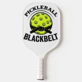 ピックボールブラックベルトおもしろい- Pickleball Master ピックルボールラケット (裏面)