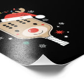 ピックボールプレイヤークリスマスホリデートナカイクリスマス フォトプリント            (角)