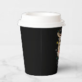 ピックボールプレイヤークリスマスホリデートナカイクリスマス 紙コップ (右)