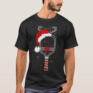 ピックボールプレイヤークリスマスホリデートナカイクリスマス Tシャツ