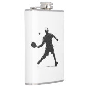 ピックボールプレイヤーシルエットスポーツデザイン フラスク (右)