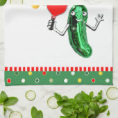 ピックボールホリデーギフト キッチンタオル (折り畳み)