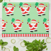 ピックボールホリデーギフト キッチンタオル (折り畳み)