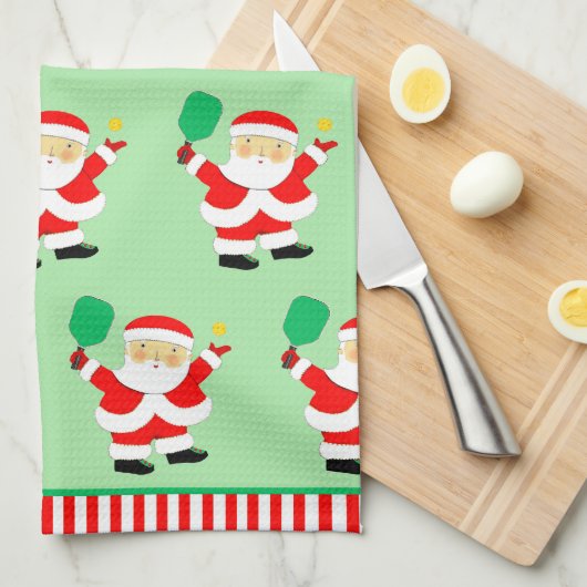 ピックボールホリデーギフト キッチンタオル (四つ折り)