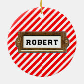 ピックボールホリデーギフト セラミックオーナメント (裏面)