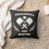 ピックボールボストン2025カスタム年ブラックホテル クッション (ブランケット)