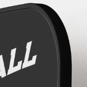 ピックボールボストン2025白黒カスタム ピックルボールラケット (左詳細)