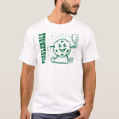 ピックボールマスコット – Rebel Green Tシャツ (正面)