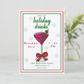 ピックボールマルティーニクリスマスホリデーパーティー 招待状 (スタンド正面)