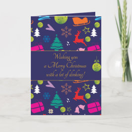 ピックボール🎄メリークリスマスカスタム文字カード カード