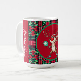 ピックボール🎄メリークリスマスカスタム文字 コーヒーマグカップ