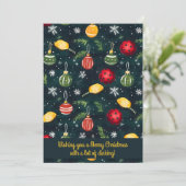 ピックボール🎄メリークリスマスカスタム文字 シーズンカード (スタンド正面)