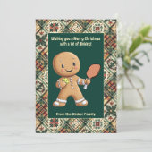 ピックボール🎄メリークリスマスカスタム文字 シーズンカード (スタンド正面)