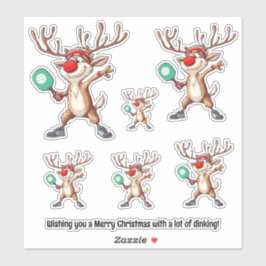 ピックボール🎄メリークリスマスカスタム文字 シール